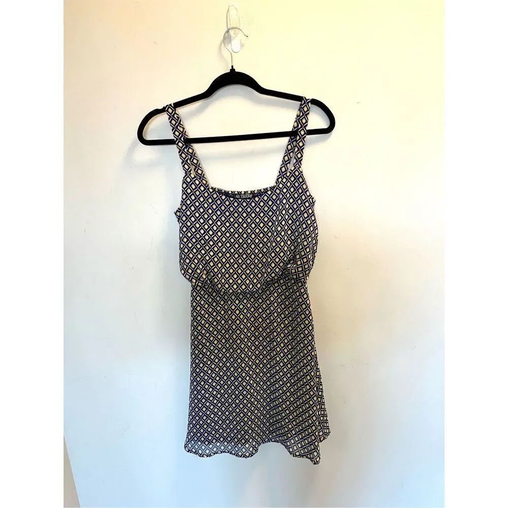 BeBop size medium fit and flare skater geometric dress